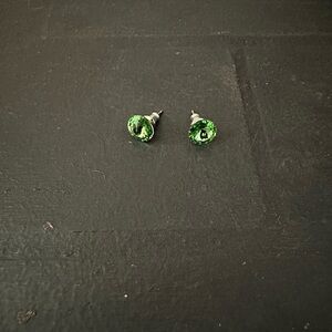 Elegant Green Stud Earrings